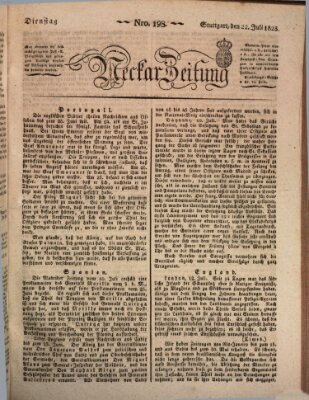 Neckar-Zeitung Dienstag 22. Juli 1823