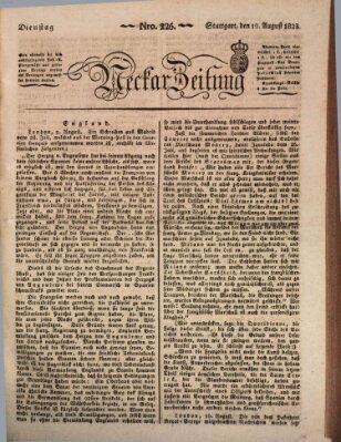 Neckar-Zeitung Dienstag 19. August 1823