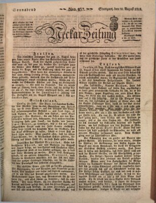 Neckar-Zeitung Samstag 30. August 1823