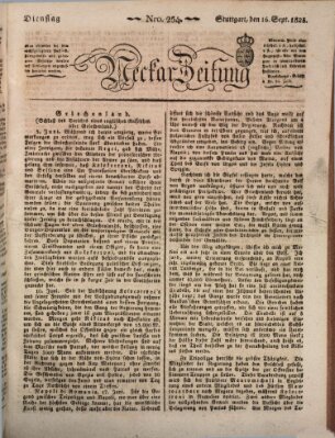 Neckar-Zeitung Dienstag 16. September 1823