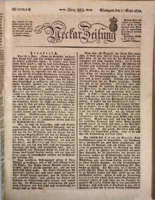 Neckar-Zeitung Mittwoch 17. September 1823