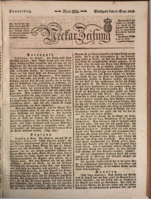 Neckar-Zeitung Donnerstag 18. September 1823