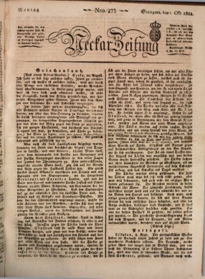 Neckar-Zeitung Montag 6. Oktober 1823