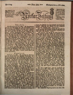 Neckar-Zeitung Freitag 24. Oktober 1823