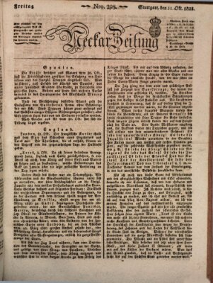 Neckar-Zeitung Freitag 31. Oktober 1823