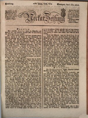 Neckar-Zeitung Freitag 5. Dezember 1823