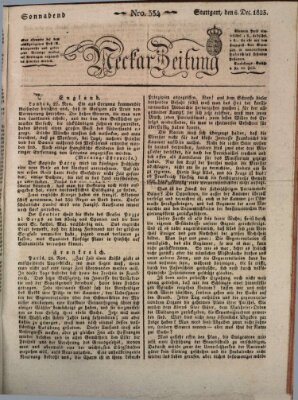 Neckar-Zeitung Samstag 6. Dezember 1823