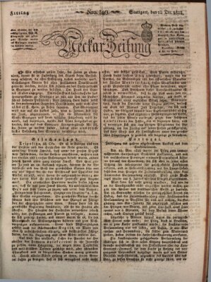 Neckar-Zeitung Freitag 12. Dezember 1823