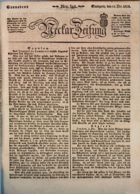 Neckar-Zeitung Montag 15. Dezember 1823