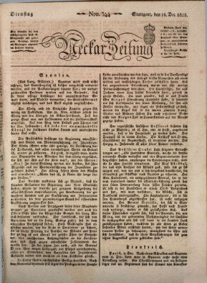 Neckar-Zeitung Dienstag 16. Dezember 1823