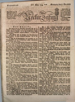 Neckar-Zeitung Samstag 27. Dezember 1823