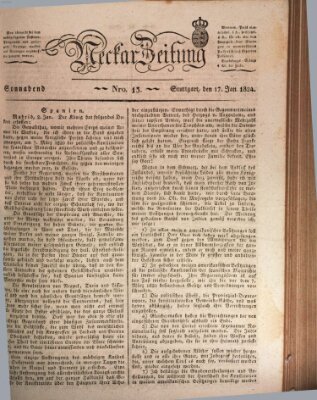 Neckar-Zeitung Samstag 17. Januar 1824