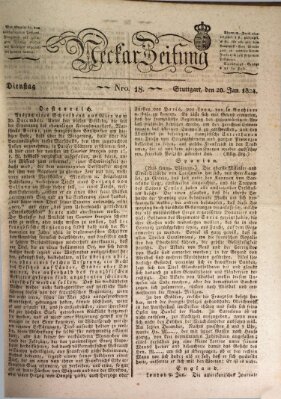 Neckar-Zeitung Dienstag 20. Januar 1824