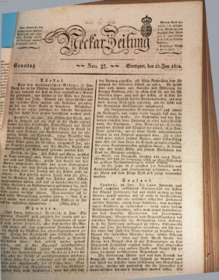 Neckar-Zeitung Sonntag 25. Januar 1824