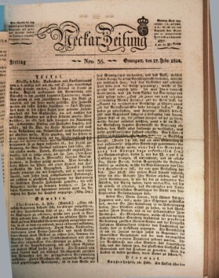 Neckar-Zeitung Freitag 27. Februar 1824