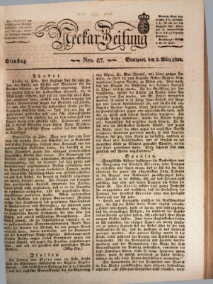 Neckar-Zeitung Dienstag 9. März 1824