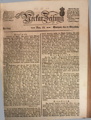 Neckar-Zeitung Freitag 19. März 1824