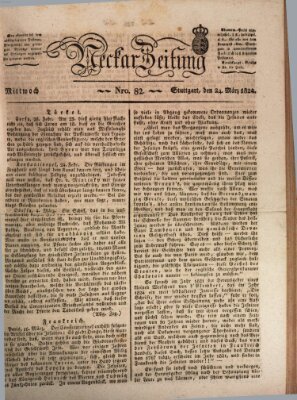 Neckar-Zeitung Mittwoch 24. März 1824