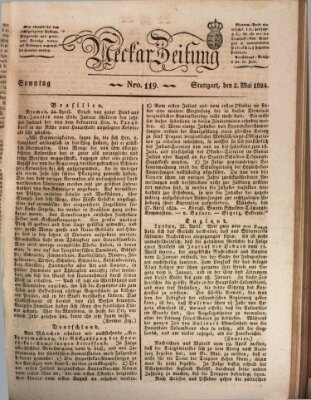 Neckar-Zeitung Sonntag 2. Mai 1824