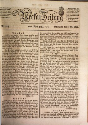 Neckar-Zeitung Montag 3. Mai 1824