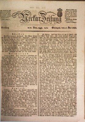 Neckar-Zeitung Dienstag 25. Mai 1824