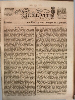 Neckar-Zeitung Sonntag 13. Juni 1824