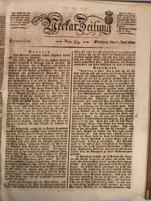 Neckar-Zeitung Donnerstag 17. Juni 1824