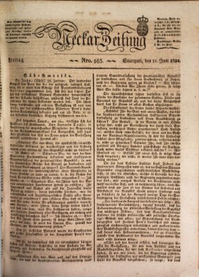 Neckar-Zeitung Freitag 18. Juni 1824