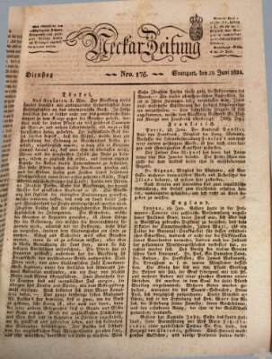 Neckar-Zeitung Dienstag 29. Juni 1824