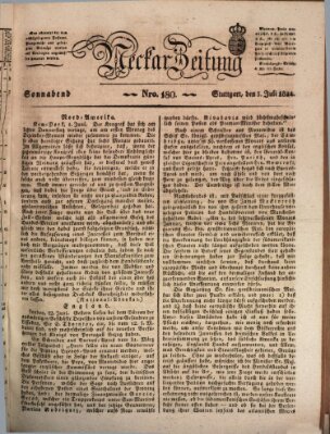 Neckar-Zeitung Samstag 3. Juli 1824