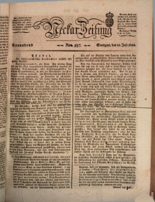 Neckar-Zeitung Samstag 10. Juli 1824