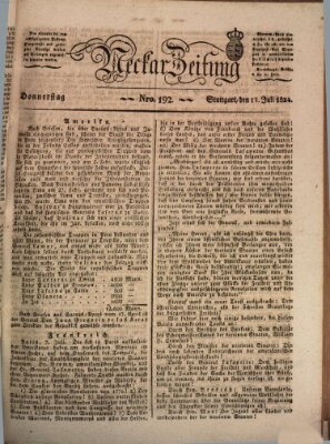 Neckar-Zeitung Donnerstag 15. Juli 1824