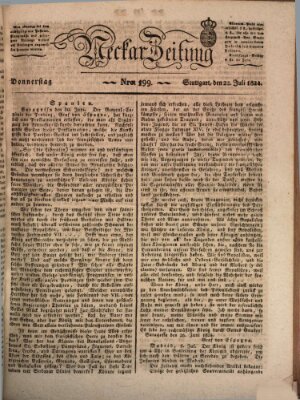 Neckar-Zeitung Donnerstag 22. Juli 1824