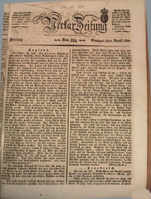 Neckar-Zeitung Freitag 6. August 1824