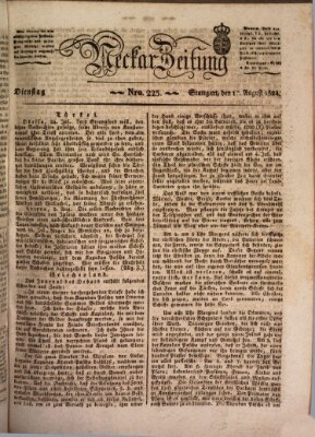 Neckar-Zeitung Dienstag 17. August 1824