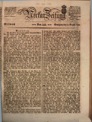 Neckar-Zeitung Mittwoch 18. August 1824