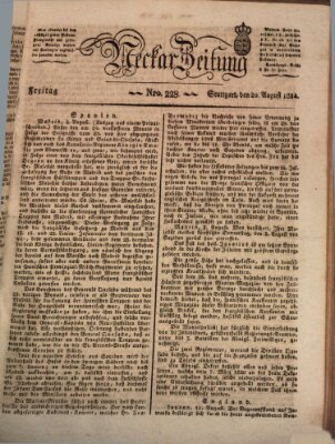 Neckar-Zeitung Freitag 20. August 1824