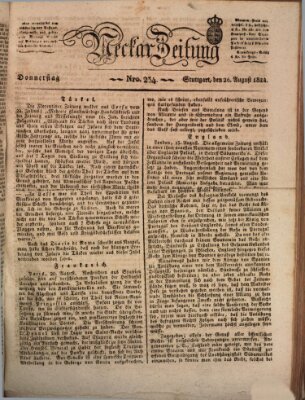 Neckar-Zeitung Donnerstag 26. August 1824