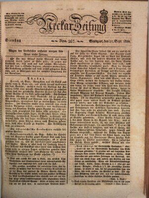 Neckar-Zeitung Dienstag 28. September 1824