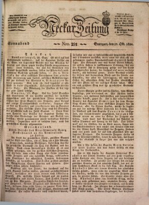 Neckar-Zeitung Samstag 23. Oktober 1824