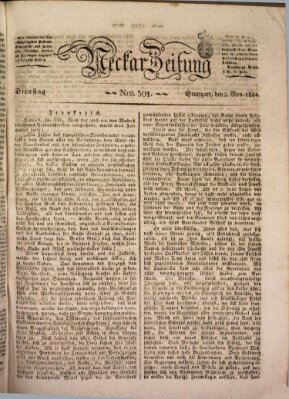 Neckar-Zeitung Dienstag 2. November 1824