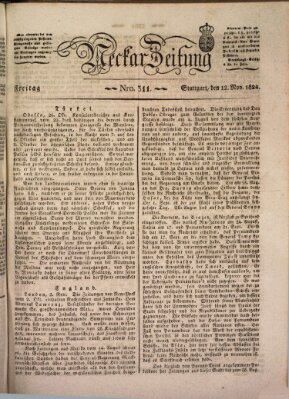 Neckar-Zeitung Freitag 12. November 1824