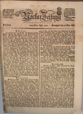 Neckar-Zeitung Freitag 26. November 1824