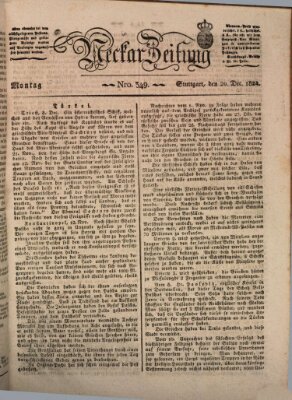 Neckar-Zeitung Montag 20. Dezember 1824