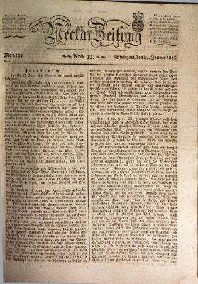 Neckar-Zeitung Montag 24. Januar 1825