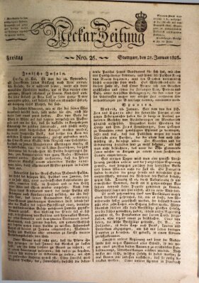 Neckar-Zeitung Freitag 28. Januar 1825