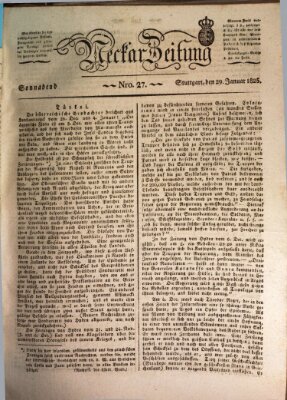 Neckar-Zeitung Samstag 29. Januar 1825