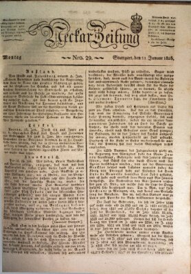 Neckar-Zeitung Montag 31. Januar 1825