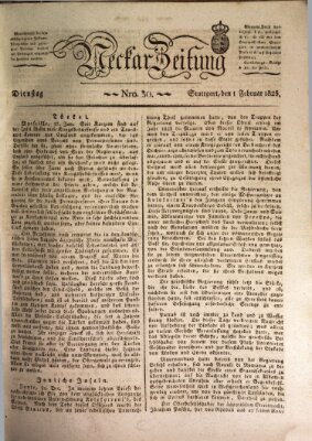 Neckar-Zeitung Dienstag 1. Februar 1825