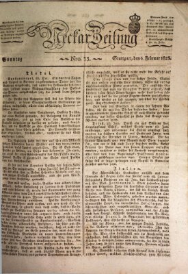 Neckar-Zeitung Sonntag 6. Februar 1825